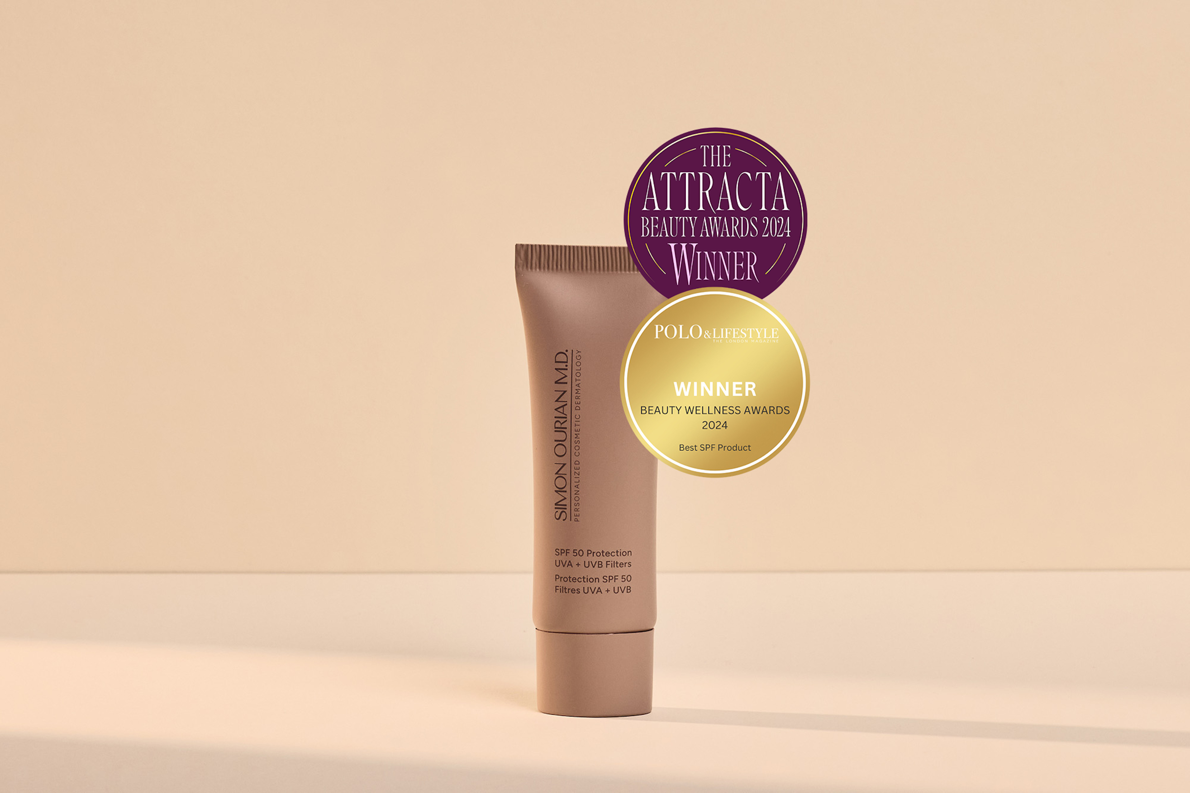 SPF 50 Protection UVA + UVB filters